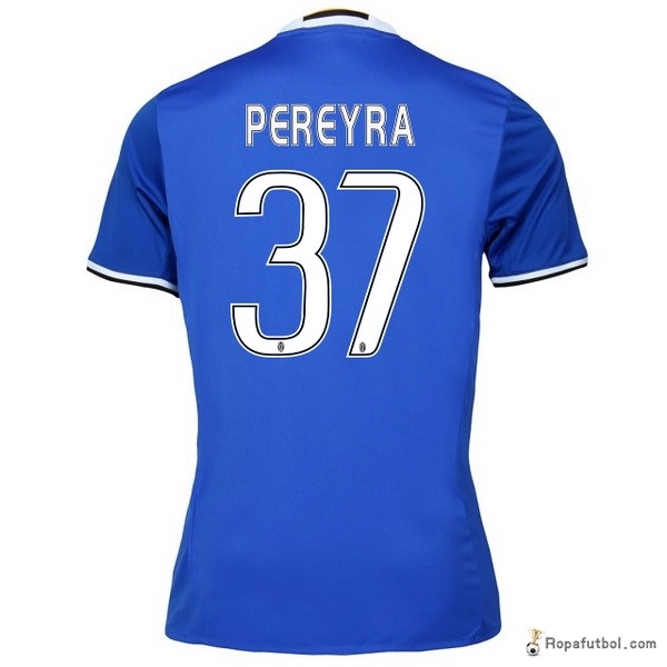 Camiseta Juventus Replica Segunda Ropa Pereyra 2016/17 Azul